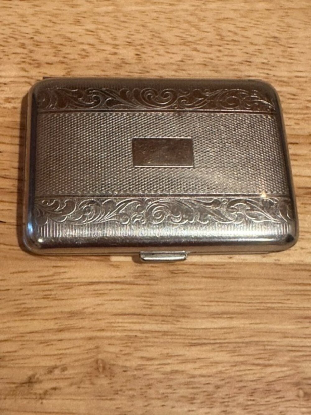 Vintage Silver Plated Cigarette Case Made in Germany